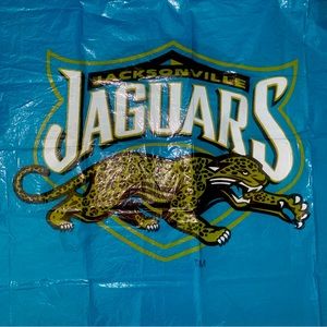 NFL Jacksonville Jaguars Poncho True Vintage Rain Poncho
